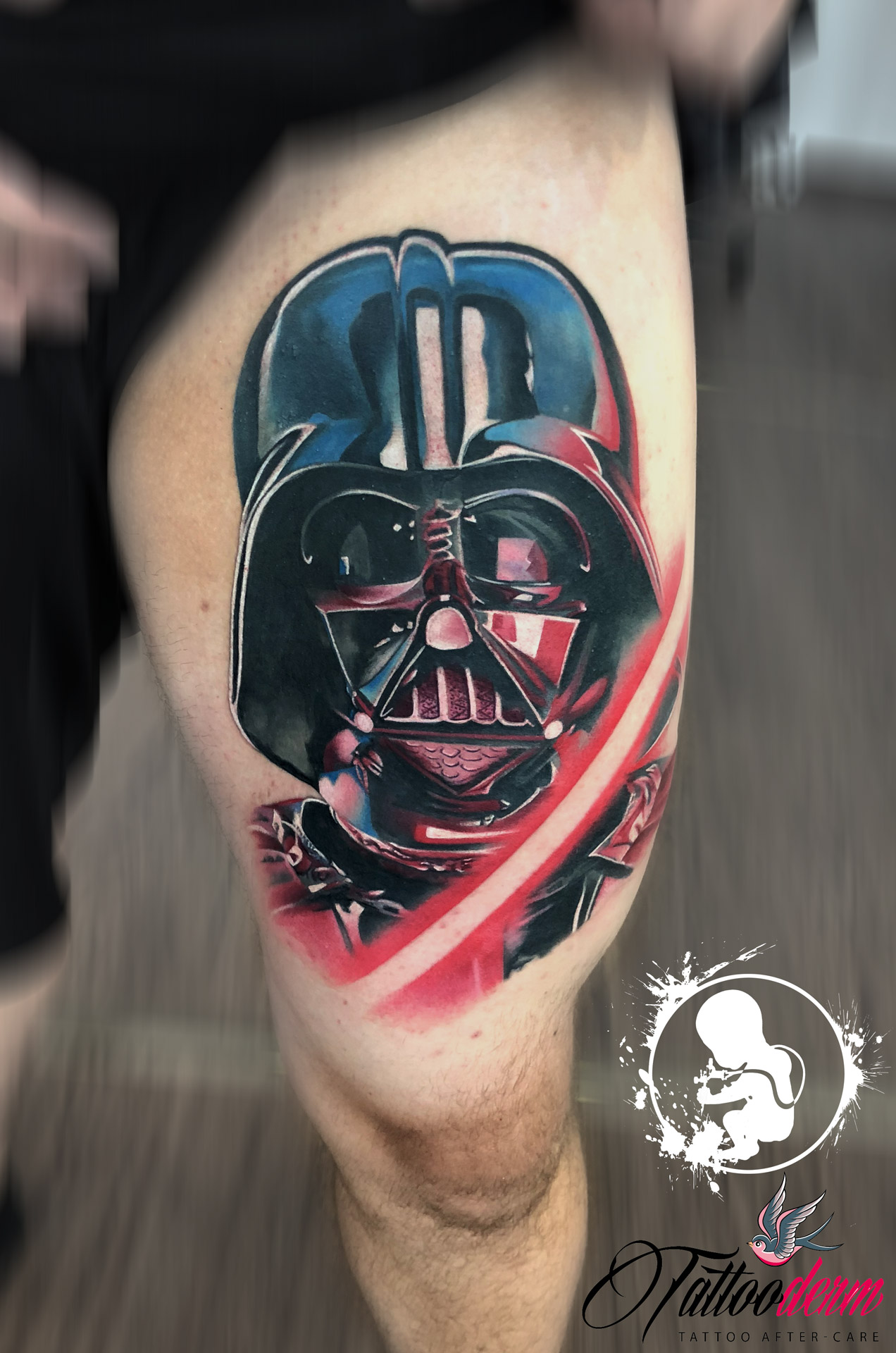 Darth Vader | Thomas | Newborn Tattoo Wolfratshausen