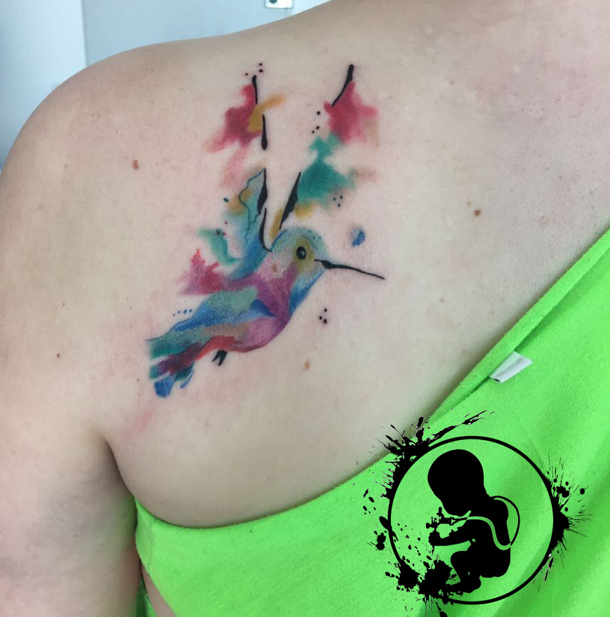 Kolibri | Vanessa | Newborn Tattoo Wolfratshausen